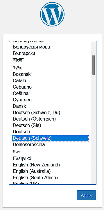 WordPress installieren