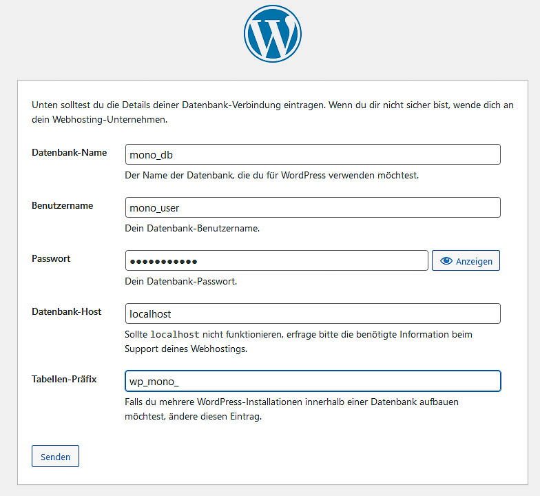 WordPress installieren