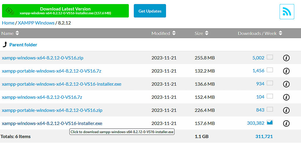 Installation und Konfiguration des XAMPP-Webservers