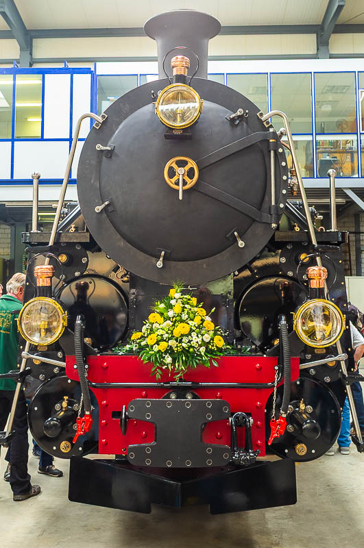 HG 4/4 Nr. 704 nach der Revision in Uzwil