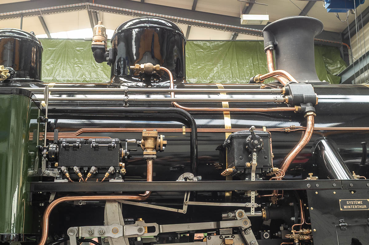 HG 4/4 Nr. 704 nach der Revision in Uzwil