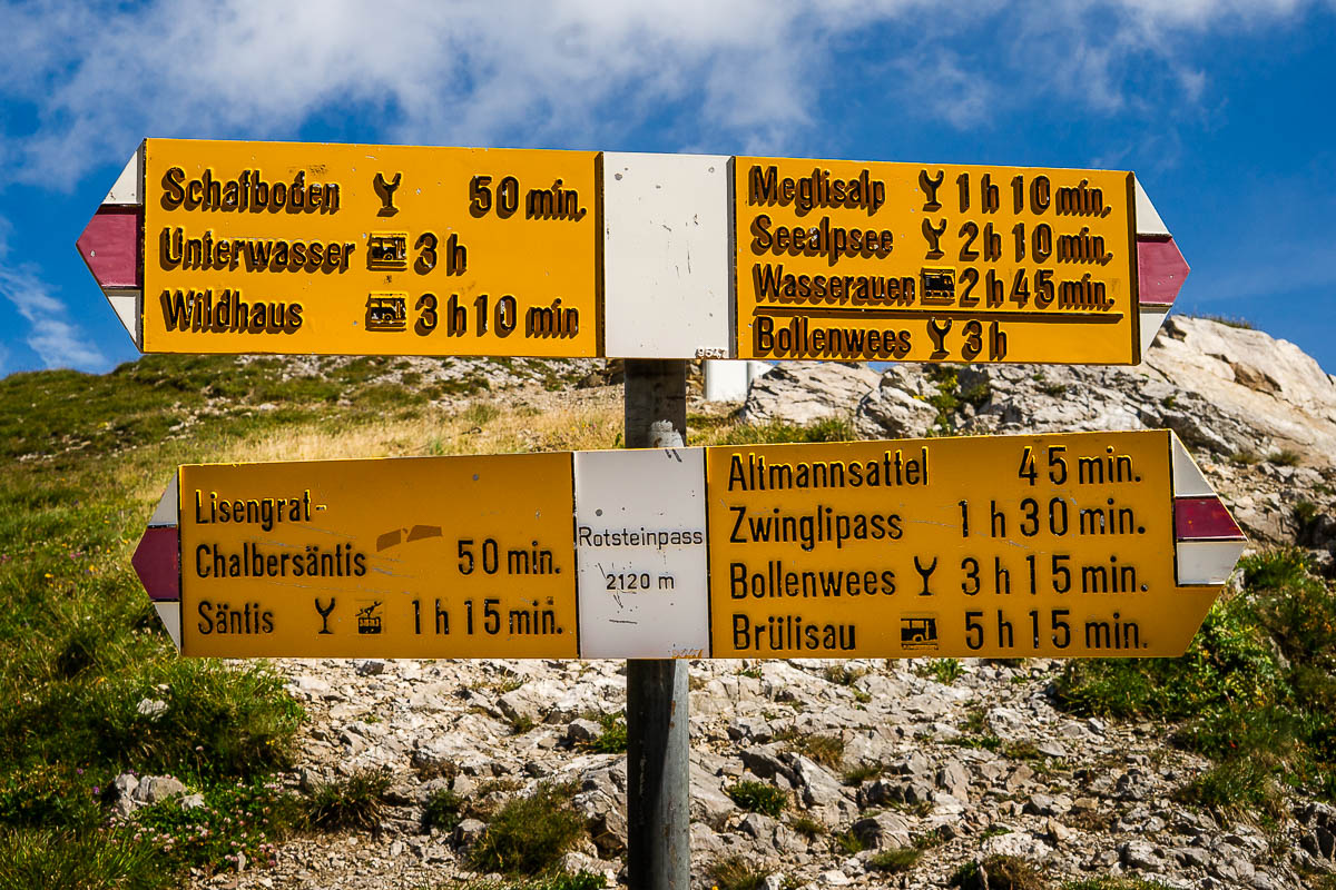 Säntis - Lisengrat - Altmann - Wildhaus