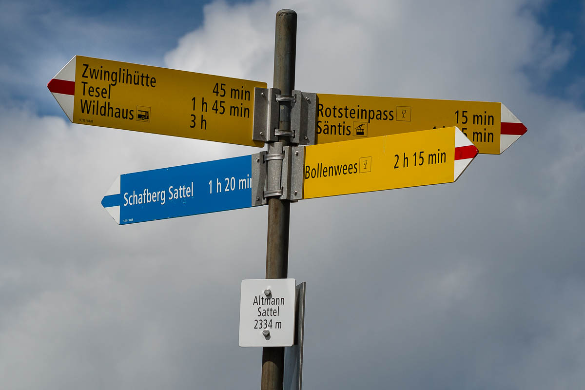 Säntis - Lisengrat - Altmann - Wildhaus
