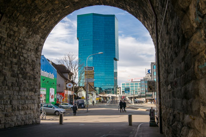 Architektur im neuen Stadtteil Zürich West