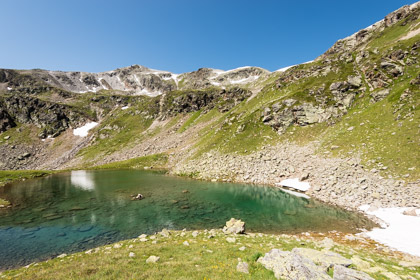 Wanderung auf die Fuorcla da Grialetsch im Rahmen des Projektes «Rheinquellen» am 10. Juli 2015.