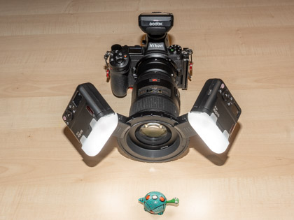 Makrofotografie mit Blitz